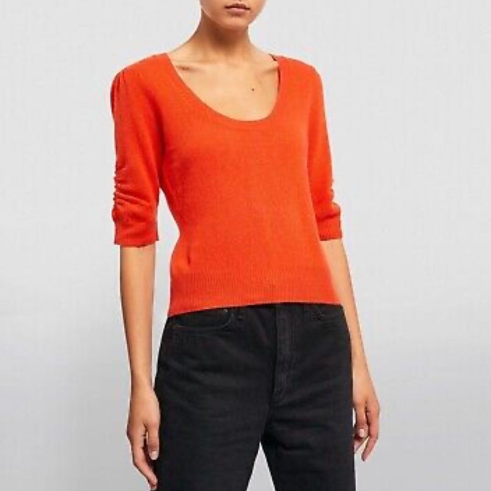 FRAME Cashmere Scoop Neck Sweater NWT